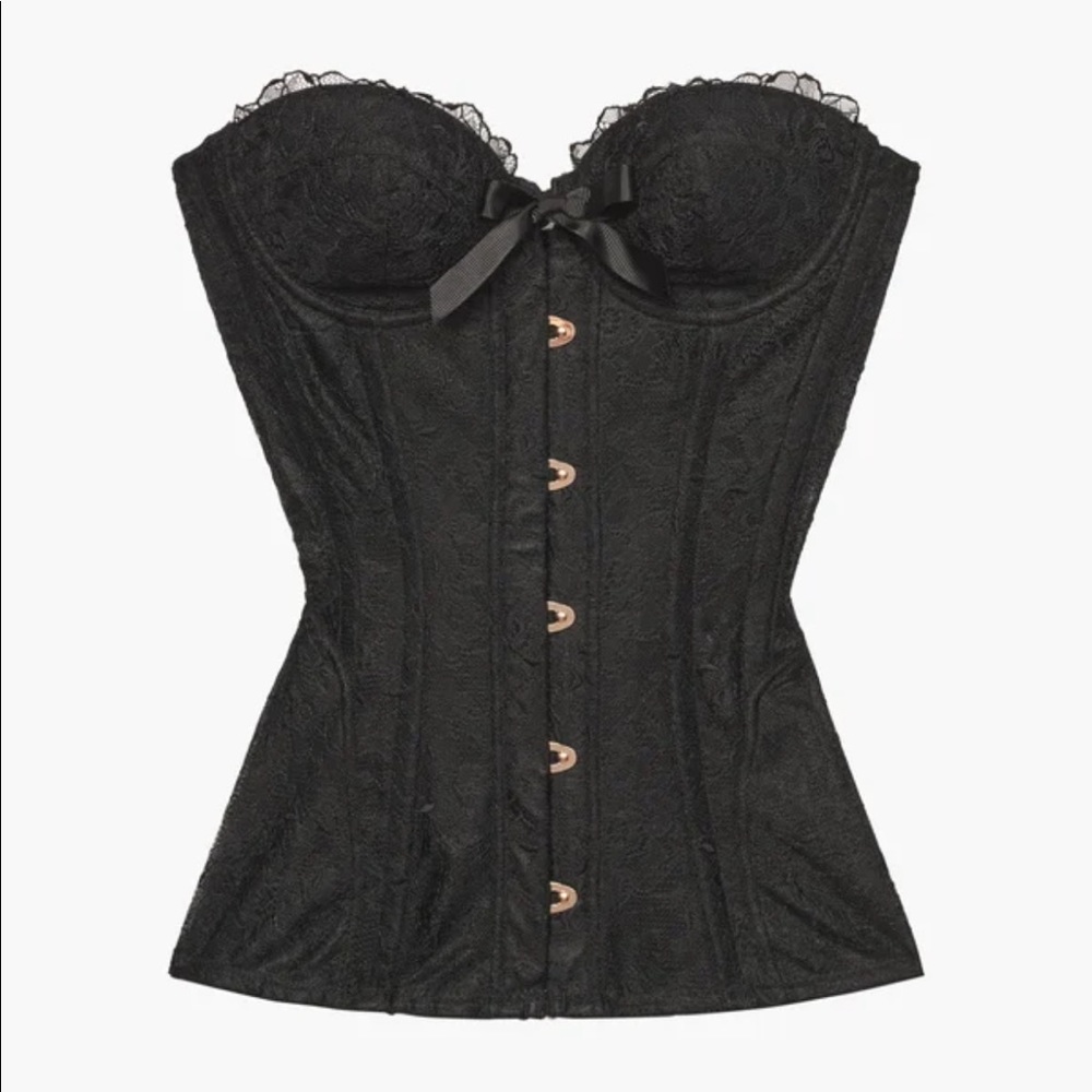 SavageXFenty Black Lace Corset in XL